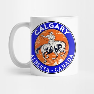 Calgary Alberta Canada Cowboy Horse Stampede Rodeo Mug